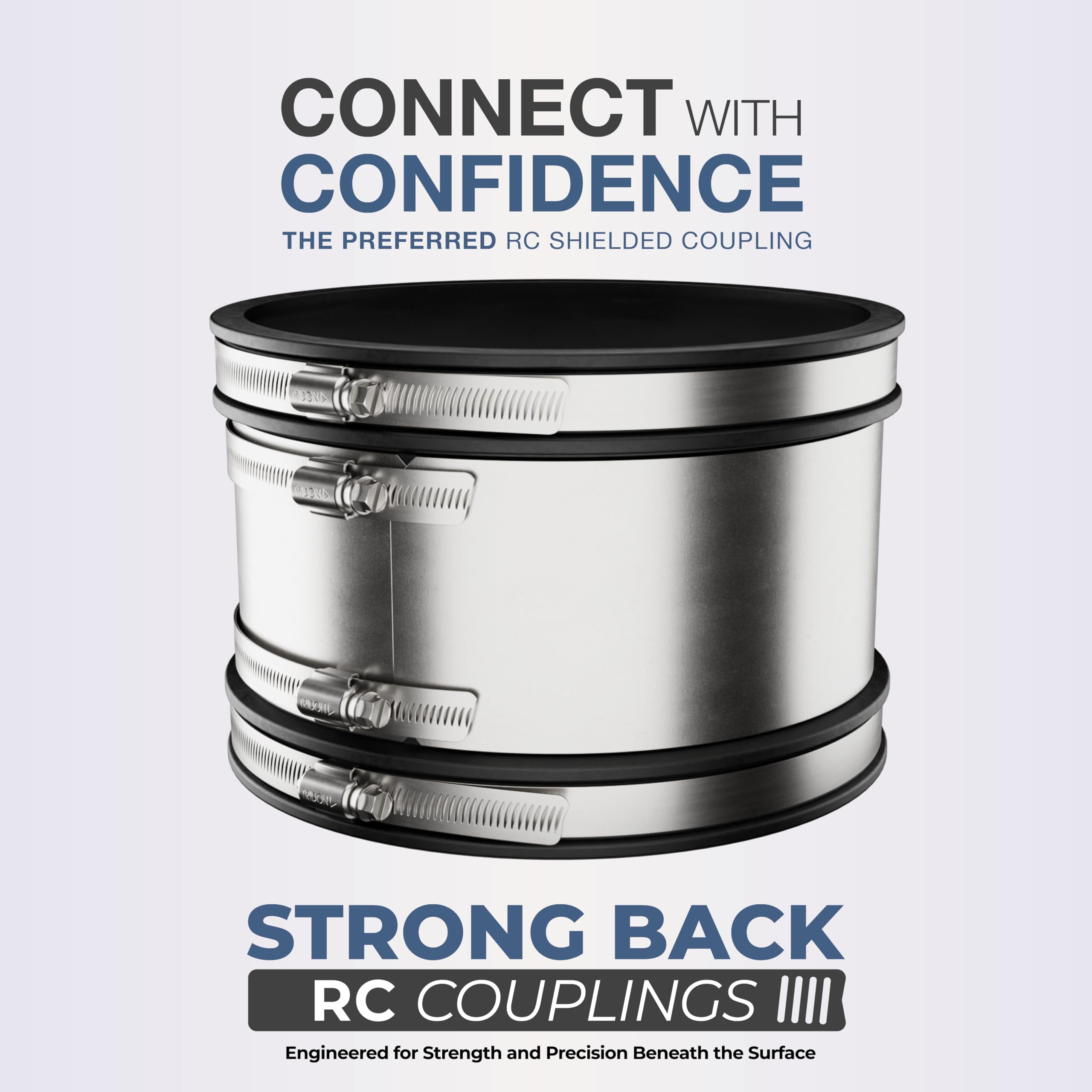 Amazon.com: Fernco 1002-66RC Shielded PVC Pipe Coupling for Clay